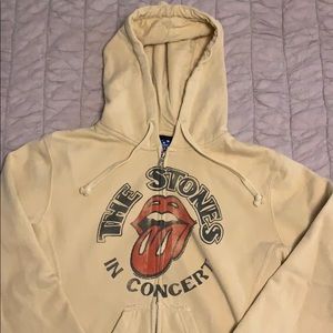 Junk food Rolling Stones zip hoody